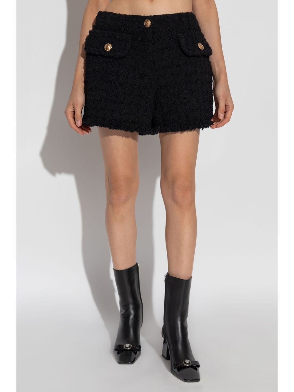 Versace Versace Heritage tweed mini shorts Women’s Clothing