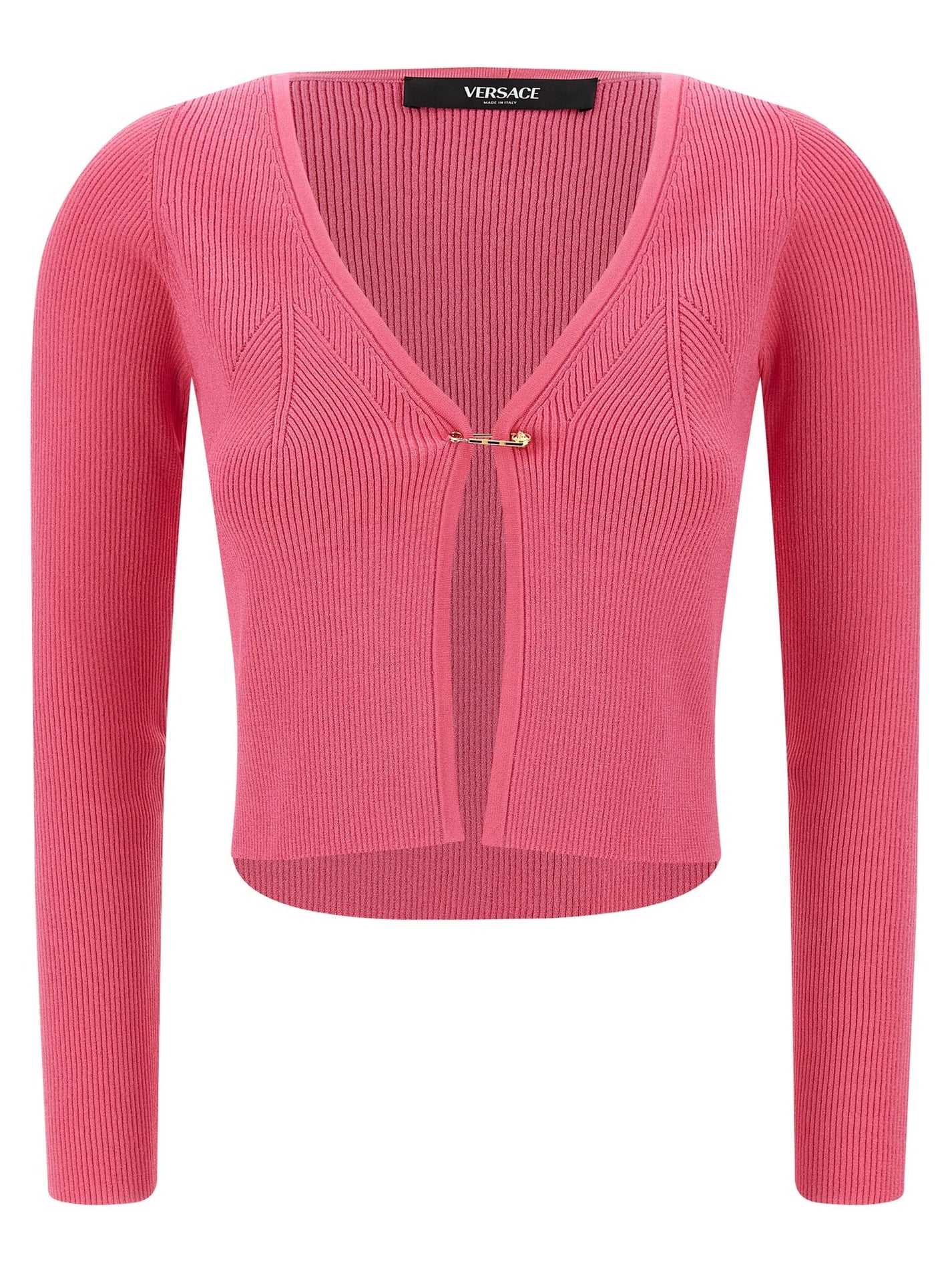 VERSACE - VERSACE - ’Safety Pin’ cardigan - Women’s Knitwear