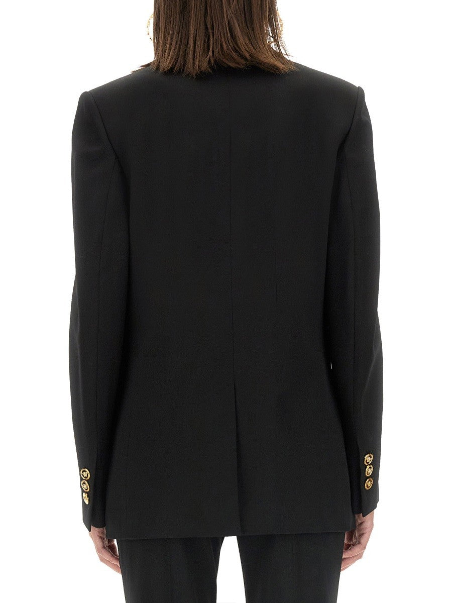 Versace - Versace Oversized Single Breasted Blazer - Women’s Clothing