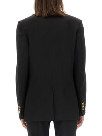 Versace - Versace Oversized Single Breasted Blazer - Women’s Clothing