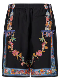 VERSACE - VERSACE - ’Coral Theatre’ print bermuda shorts - Men’s Clothing