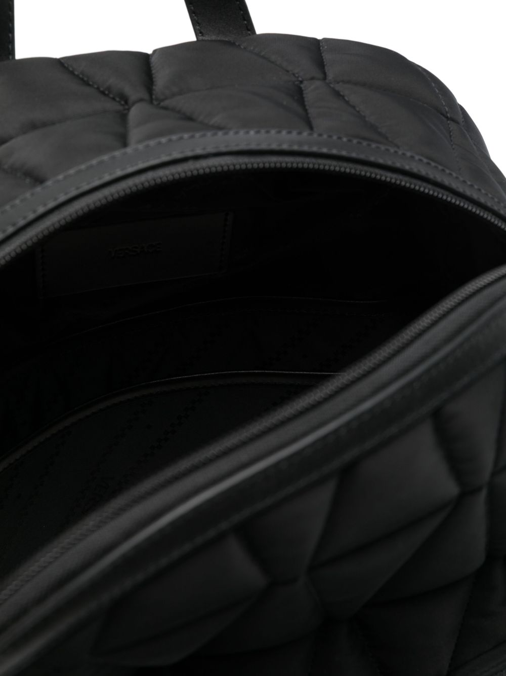 Versace - Versace logo-lettering backpack - Backpacks