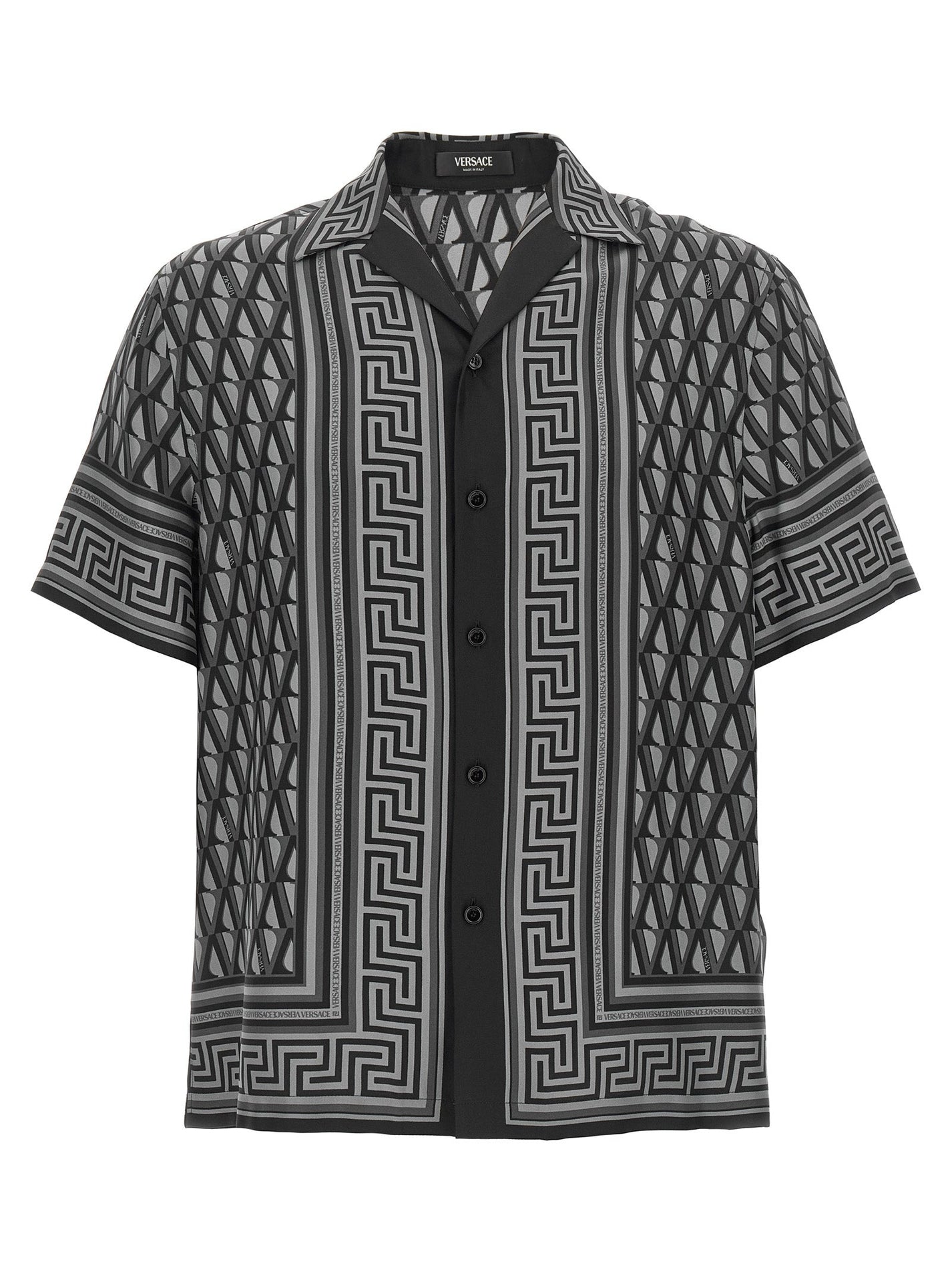 VERSACE - VERSACE - ’V Greca’ shirt - Men’s Tops