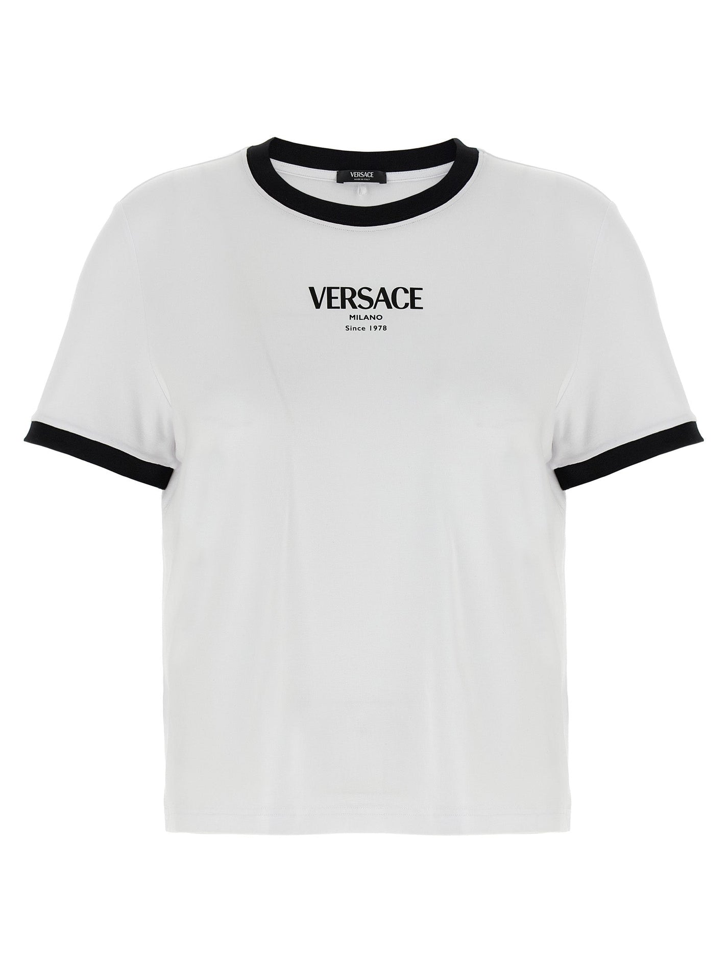 VERSACE - VERSACE - Logo T-shirt - Women’s Tops