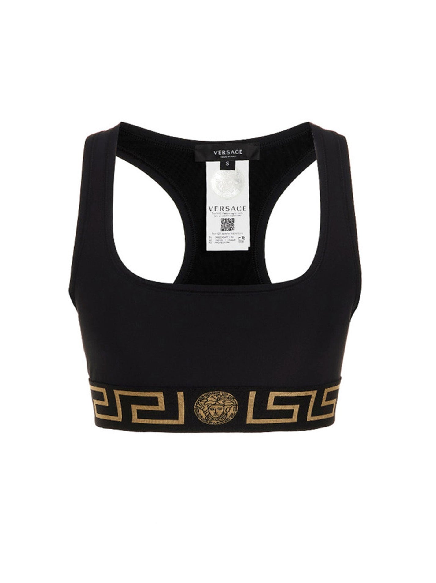 VERSACE - VERSACE - Medusa’ sports top - Women’s Tops