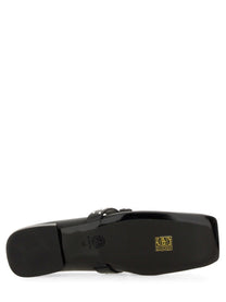 Versace - Versace Ballerina ’Gianni’ Ribbon With Studs - Women’s Shoes