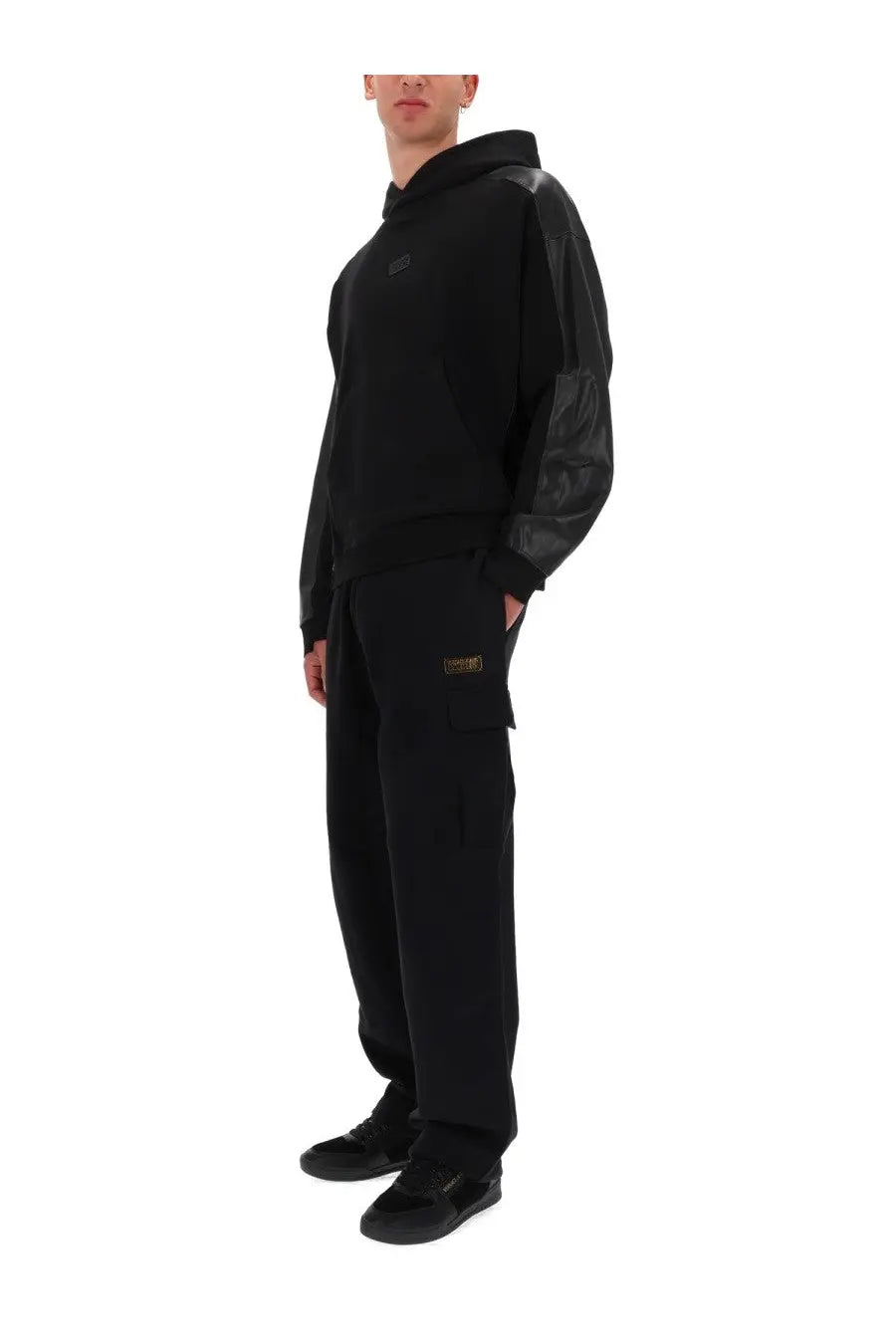 Versace Jeans Couture Men's Cargo Jogger Pants Black, view 2