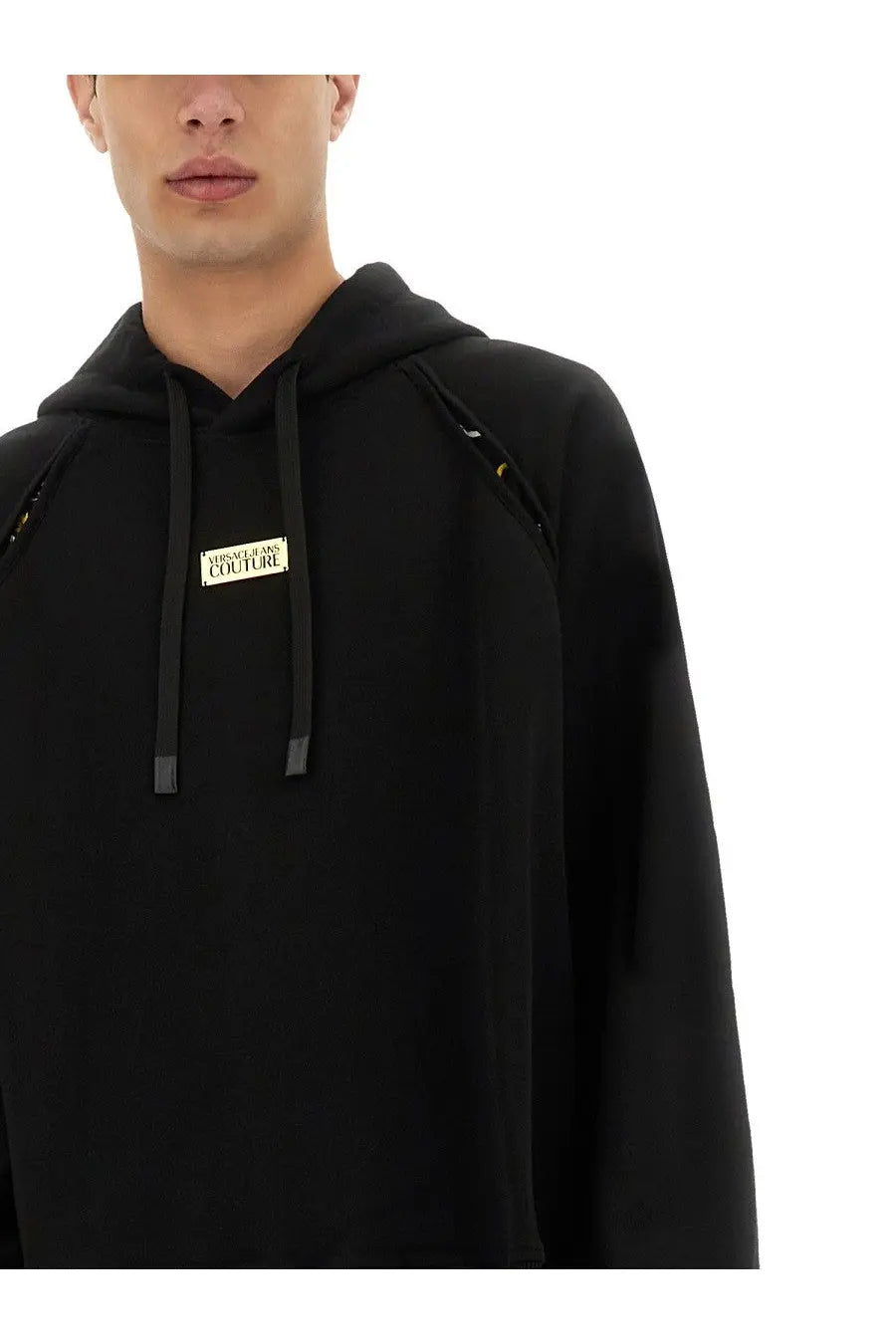 Versace Jeans Couture Men's Hoodie Black, view 4