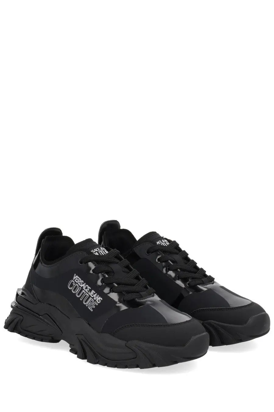 Versace Jeans Couture Men's New Trail Sneaker Black, view 2
