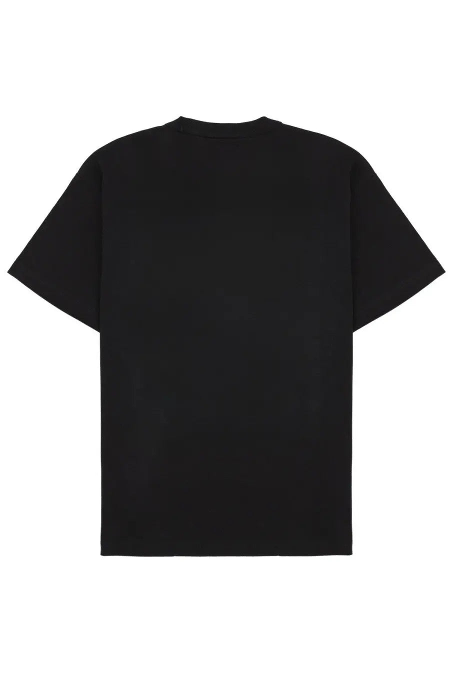 Versace Jeans Couture men’s black short-sleeved crew neck t-shirt with print in cotton blend fabric