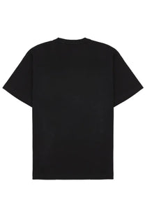 Versace Jeans Couture men’s black short-sleeved crew neck t-shirt with print, made from comfortable material