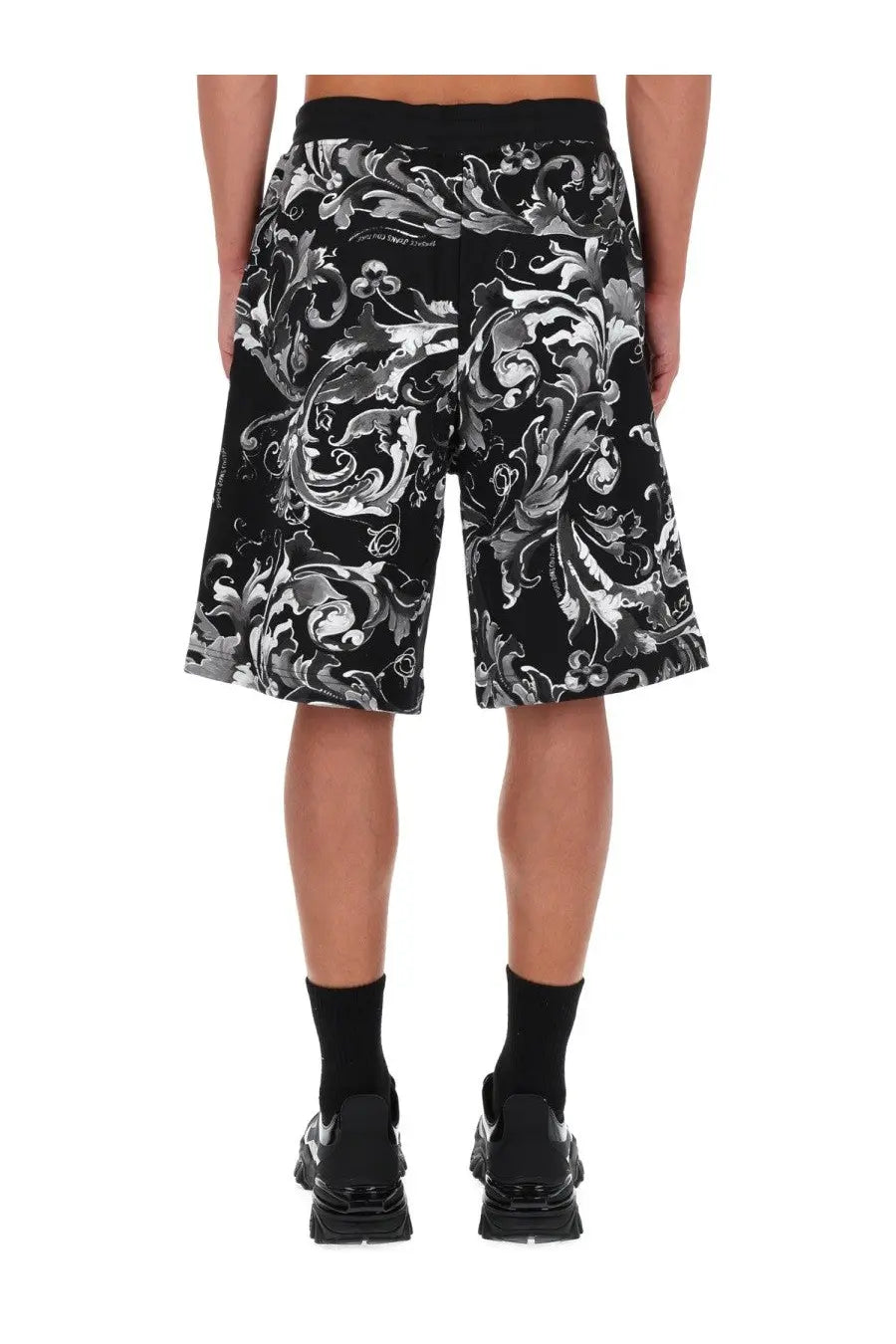 Versace Jeans Couture Men's Short Pocelain Baroque Black, view 4