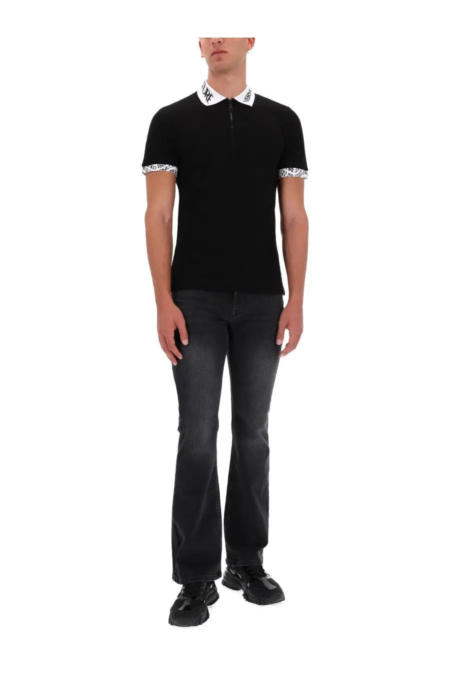 Versace Jeans Couture Men's Jeans Slim Piece Number Black, view 2