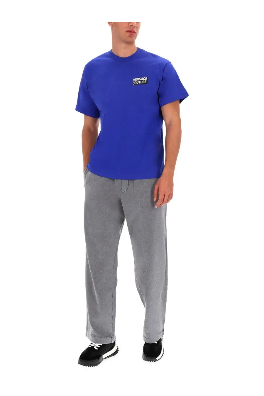 Versace Jeans Couture Men's Small Square Shirt Blue, view 2