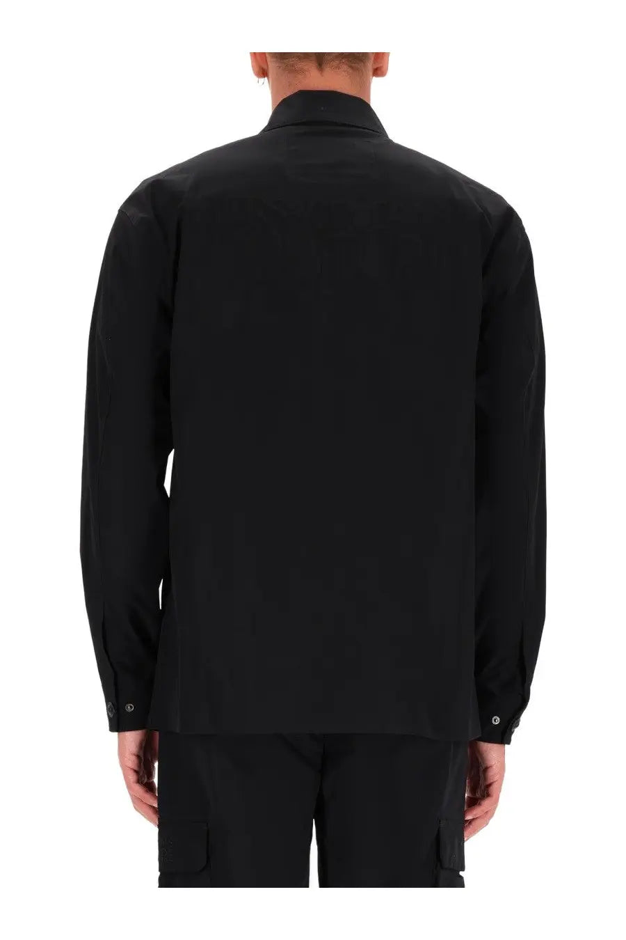 Versace Jeans Couture Men's Zippered Shirt Black, view 4