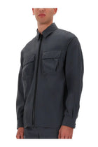 Versace Jeans Couture Men's Zippered Shirt Grey, view 4