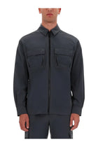 Versace Jeans Couture Men's Zippered Shirt Grey