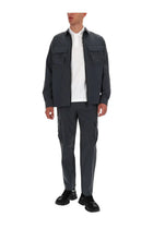 Versace Jeans Couture Men's Zippered Shirt Grey, view 2