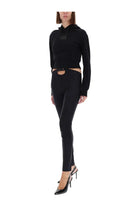 Versace Jeans Couture Women's Cropped Sweatshirt Black, view 2