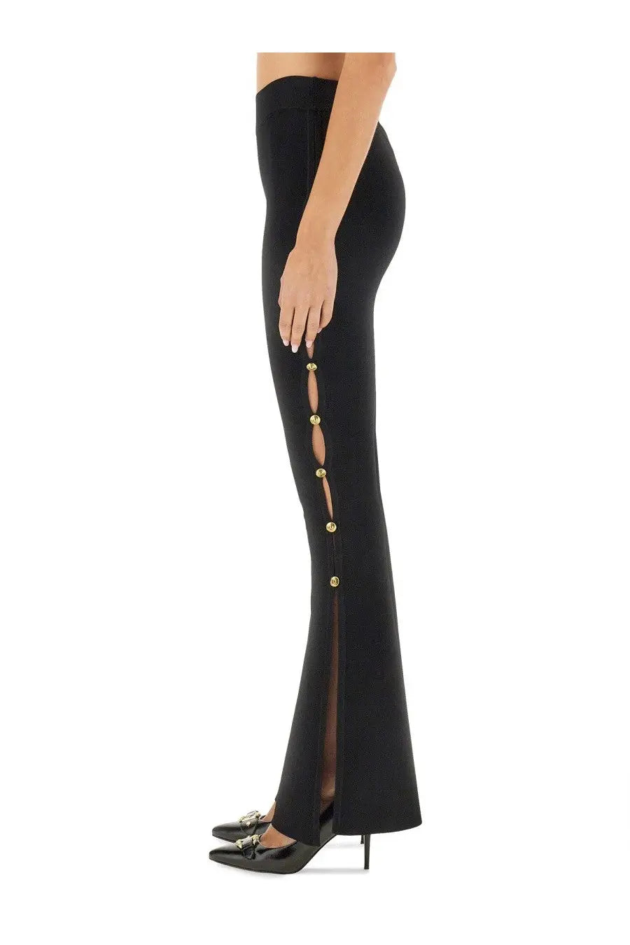 Versace Jeans Couture Women's Cut Out Pants Black, view 4