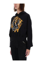 Versace Jeans Couture Women's Emblem Baroque Sweatshirt Black, view 4
