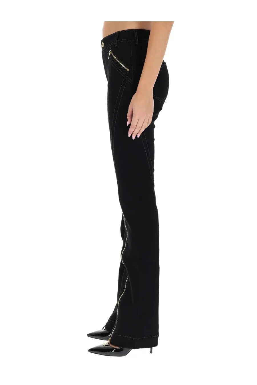 Versace Jeans Couture Women's Pants Black, view 3