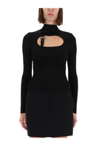 Versace Jeans Couture Women's Ribbed Top Black