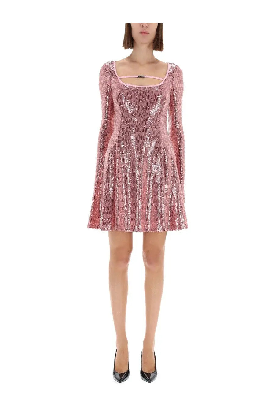 Versace Jeans Couture Women's Sequined Dress Blue