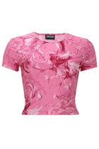 Versace Jeans Couture Women's Shirt with Print Wave Blue