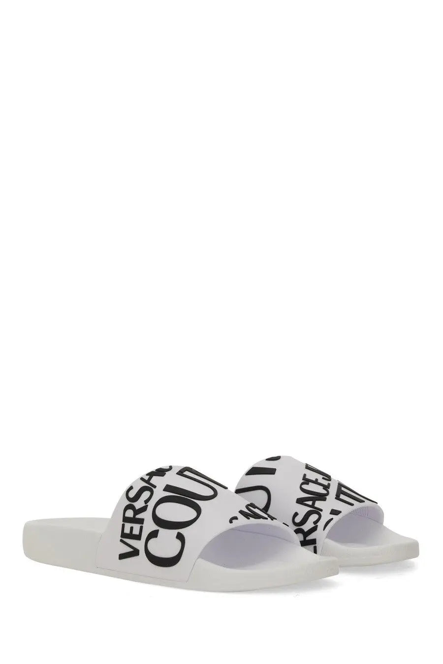 Versace Jeans Couture Women's Slide Sandal White, view 2