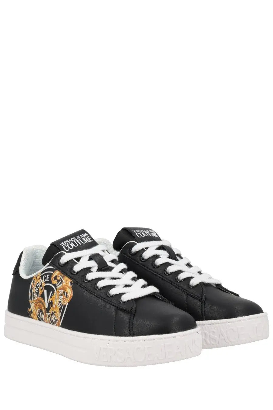 Versace Jeans Couture Women's Sneaker with Wave Black, view 2