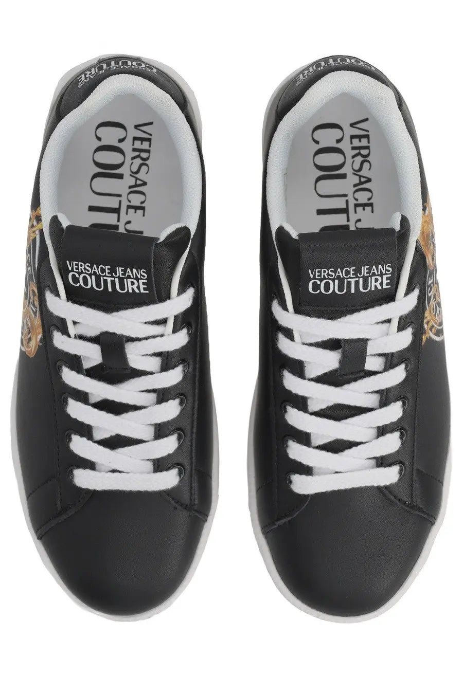 Versace Jeans Couture Women's Sneaker with Wave Black, view 5