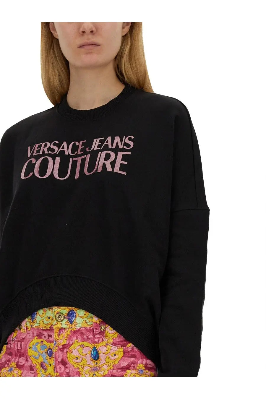 Versace Jeans Couture Women's Sweatshirt Black, view 4