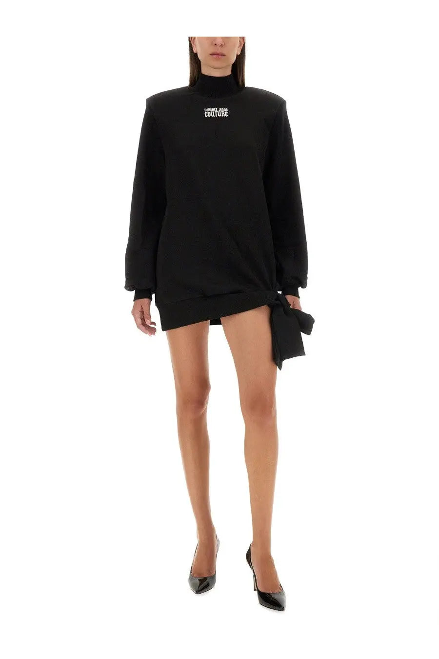Versace Jeans Couture Women's Sweatshirt Dress Black, view 2
