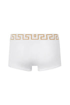Versace Men's Boxer with Greca White, view 2