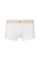 Versace Men's Boxer with Greca White