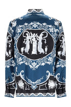 Versace Men's Silk Printed Shirt Multicolor, view 3