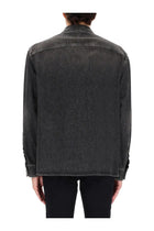 Versace Men's Denim Jacket Black, view 4
