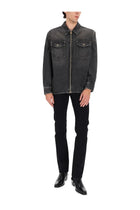 Versace Men's Denim Jacket Black, view 2