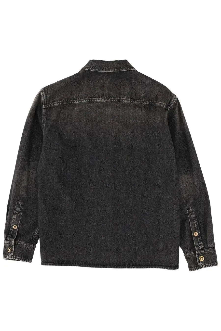 Versace Men's Denim Jacket Black, view 5