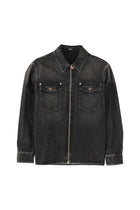 Versace Men's Denim Jacket Black