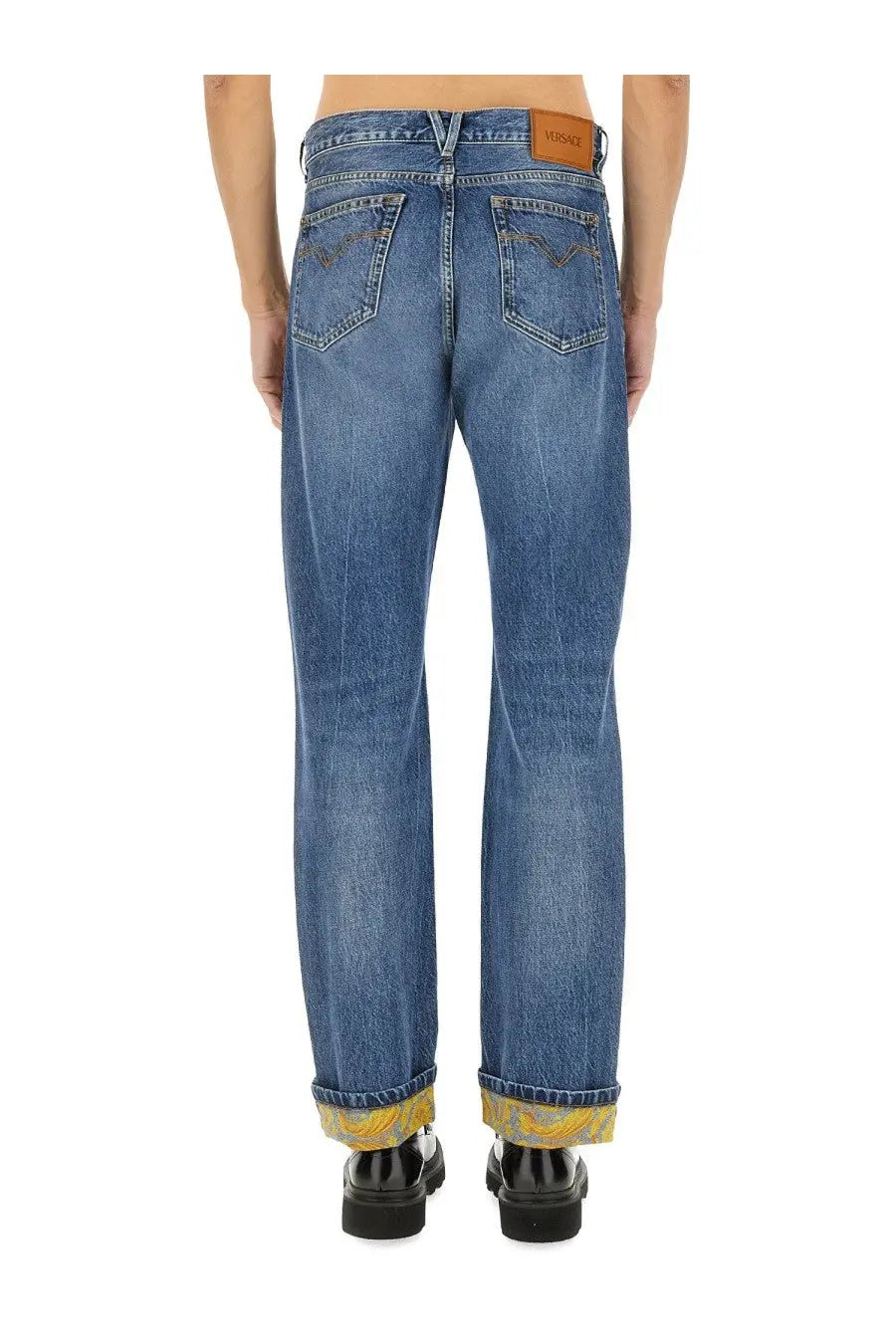 Versace Men's Jeans in Denim Blue, view 3