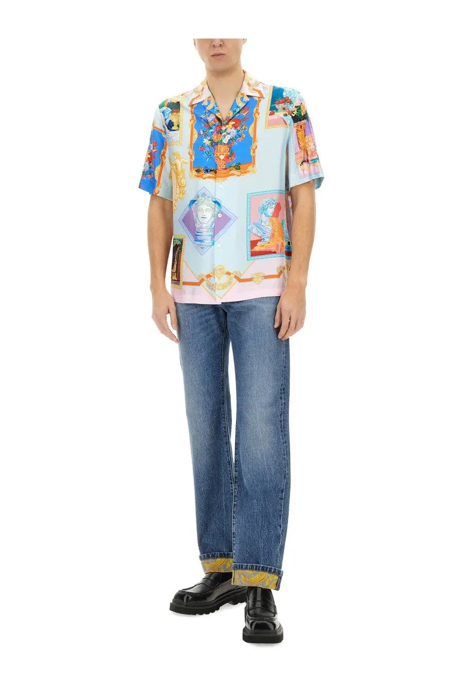 Versace Men's Jeans in Denim Blue, view 2