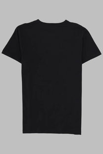 Versace men’s black short-sleeved crew neck jellyfish underwear shirt made of comfortable fabric