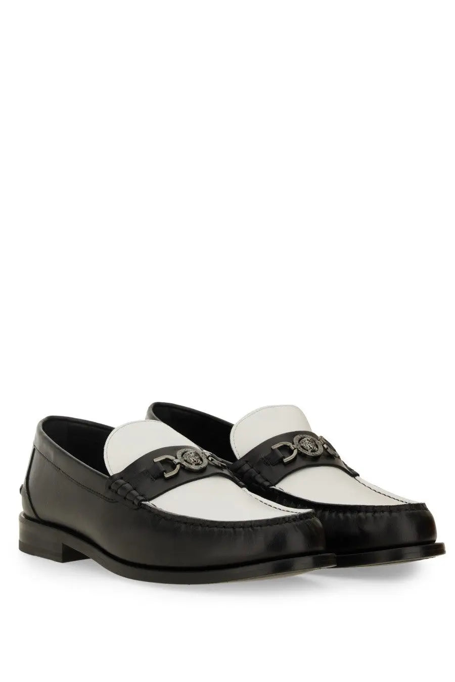 Versace Men's Moccasin Medusa White, view 9