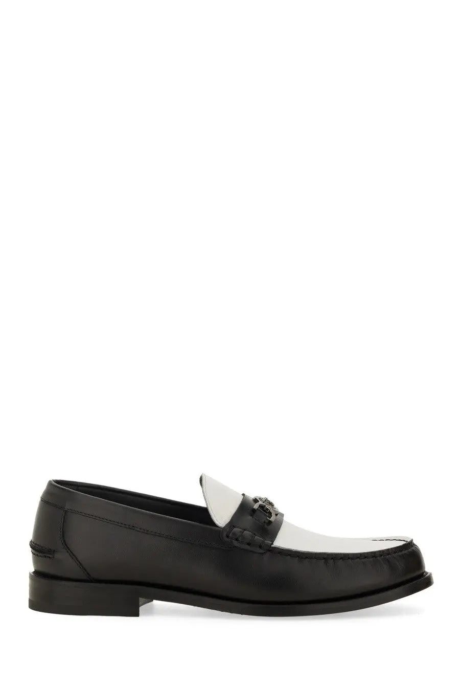 Versace Men's Moccasin Medusa White, view 3