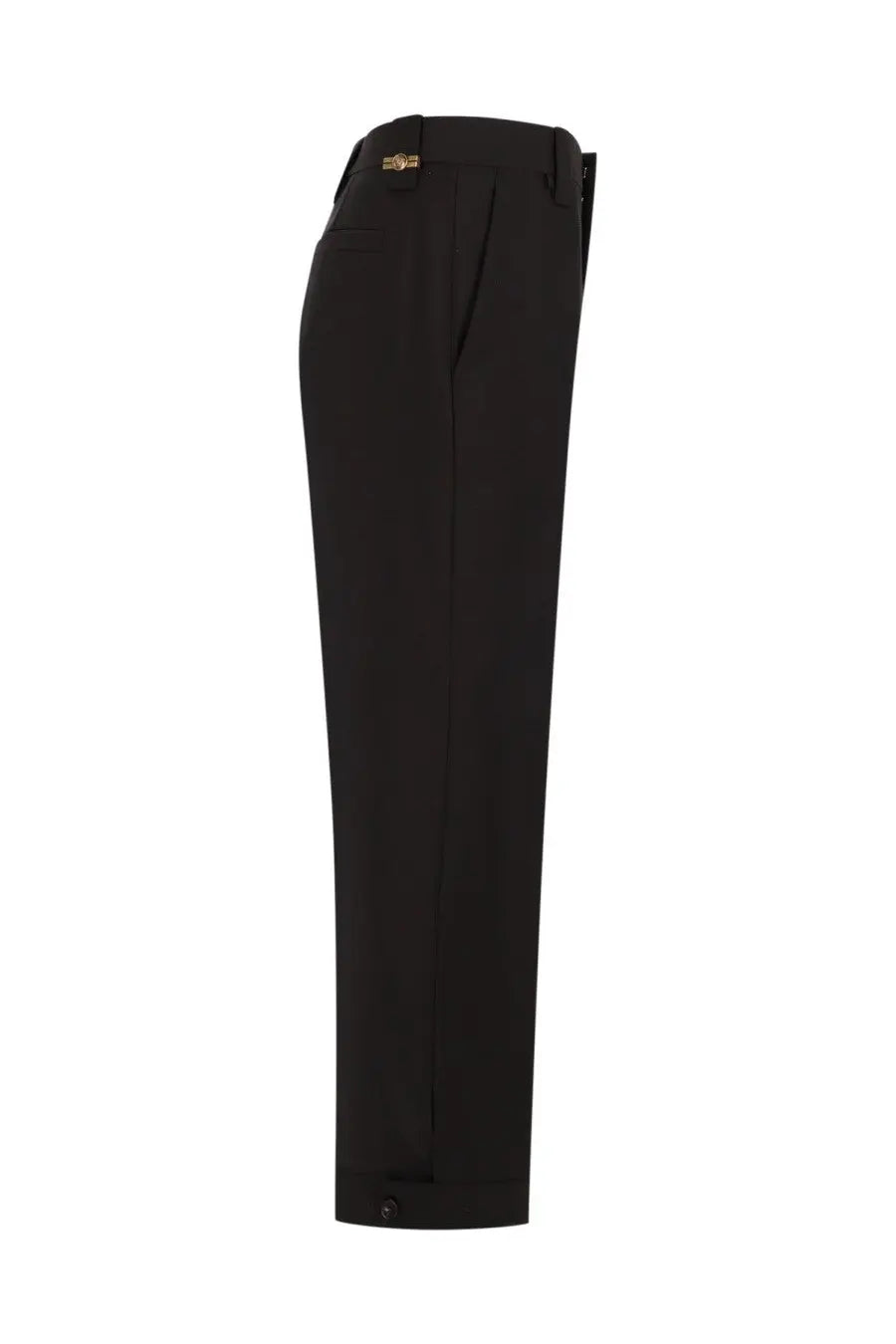 Versace Men's Wool Mohair Trousers Brown, view 4