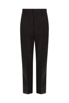 Versace Men's Wool Mohair Trousers Brown