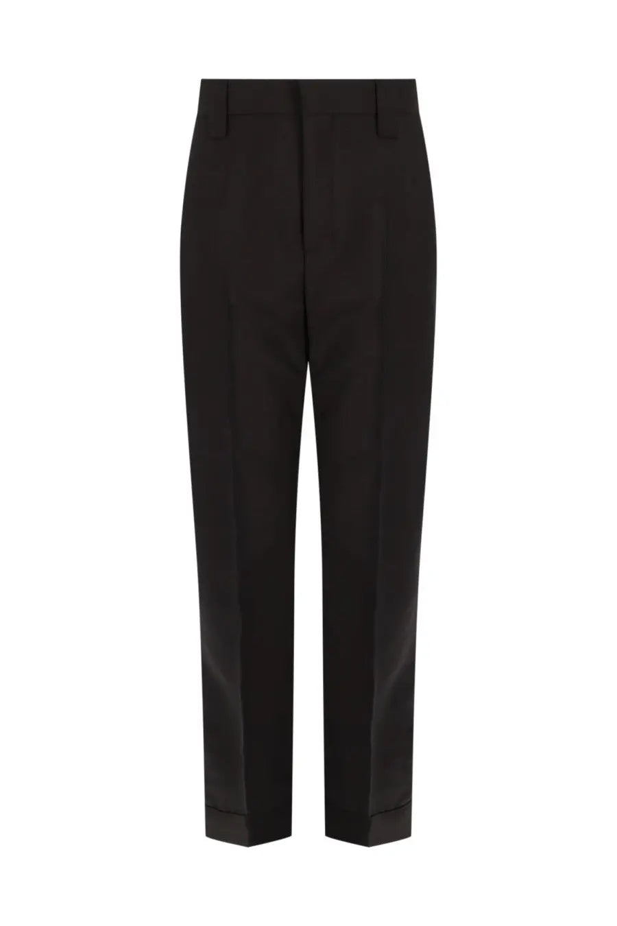 Versace Men's Wool Mohair Trousers Brown