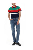 Versace Men's Shirt in Jersey Multicolor, view 2